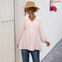 Chic Women's Button-Detail Blouse