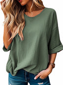 Trendy Women's Oversized T-Shirt with Unique Textured Design