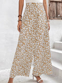 Floral Print Palazzo Pants for Women