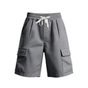 Women's Cargo Shorts with Elastic Waist and Side Pockets