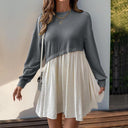 Flowing Skirt Women's Dress with Relaxed Fit