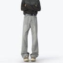 Vintage High-Waist Denim Pants for Women