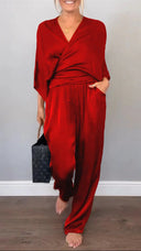 Chic Women's Jumpsuit Set – Effortless Style