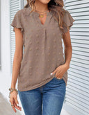 Chic Women's Blouse with Ruffle Accents