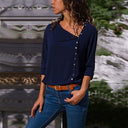 Chic Women's Button-Up Blouse for Effortless Style
