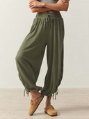 Stylish Women's Harem Pants with Elastic Waistband