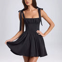 Adjustable Straps Fluffy Skirt Dress for Women