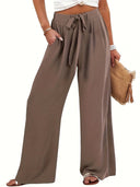 Chic Palazzo Pants for Women with Side Pockets