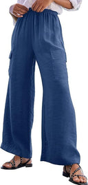 Chic Women's Cargo Pants in Soft Jersey