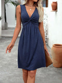 Chic Women's V-Neck Wrap Dress with Stylish Design
