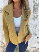 Chic Women's Double Button Blazer