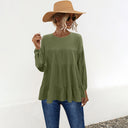 Ruffled Women's Blouse with Flowy Design