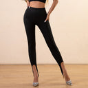 Chic Women’s Leggings with Side Cut-Outs