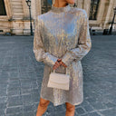 Sparkling Women's Cocktail Dress for Parties