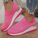 Glittering Slip-On Sneakers for Women