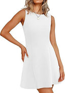 Women's Sleeveless A-Line Dress in Classic Style