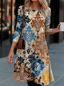 Artistic Long Sleeve Dress for Women