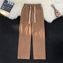 Women's Relaxed Fit Pants with Elastic Waist and Handy Pockets