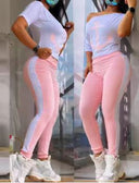 Chic Women's Leggings and Top Ensemble
