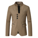 Chic Women's Blazer with Modern Button Accents