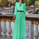 Women's Glittering Evening Dress with Stunning Bodice and Shimmering Skirt
