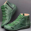 Retro Lace-Up Boots for Stylish Footwear