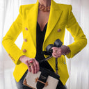 Chic Double-Breasted Women's Blazer