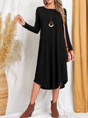 Chic Maxi Dress with High Hem for Women