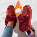 Women's Fleece-Lined Fashion Sneakers