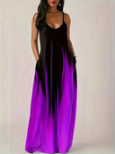 Chic Women's Maxi Dress with Pockets