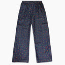 Chic Floral Print Women’s Long Trousers with Elastic Waist and Pockets