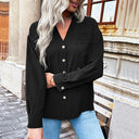 Chic Women's Blouse with Button Placket