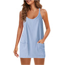 Chic Women's Nightgown with Convenient Pockets