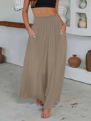 Stylish Women's Palazzo Pants with Elastic Waist