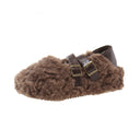 Adjustable Strap Women's Plush House Slippers