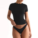 Women's Round Neck Short Sleeve Tee