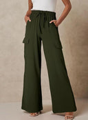 Chic Women's Cargo Pants in Soft Jersey