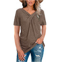 Wrap Design Women's T-Shirt for Everyday Wear