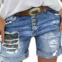 Trendy Women's Fringe Denim Shorts Collection