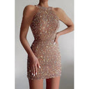 Sequin-Embellished Cocktail Dress for Women