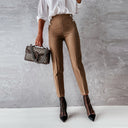 Chic High-Waisted Women's Trousers