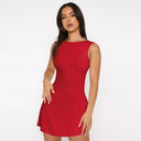 Chic Women's Ruching Mini Dress