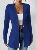 Asymmetrical Women's Blazer Jacket - Chic Design