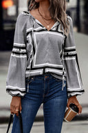 Chic Women's Blouse with Ruffle Accents and Trendy Design