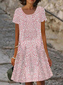 Trendy Women's Summer Dress with Chic Patterns