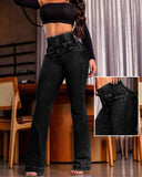 High-Waisted Wide Leg Women's Jeans