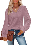 Ladies' Lace Balloon Sleeve Blouse
