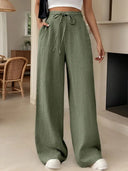 Chic High-Waisted Women’s Trousers