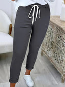 Stylish Women's Leisure Pants with Elastic Waist