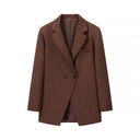 Chic Oversized Blazer with Double-Breasted Style and Ample Pockets
